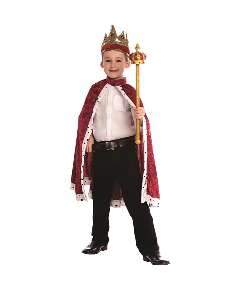 King Crown and Robe - King Costume for Kids - One Size Fits Most $39.89 - Kids' Costumes