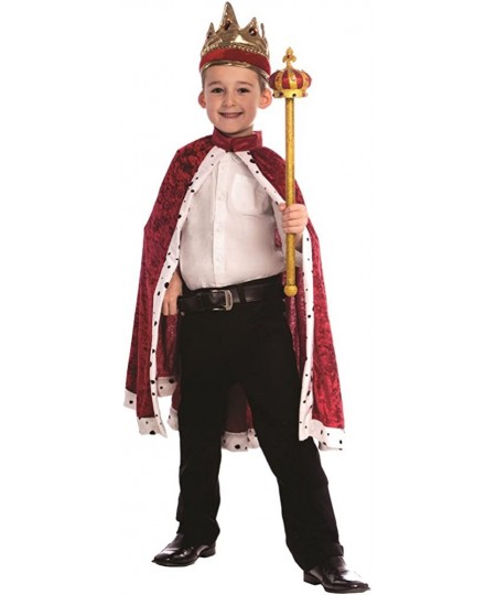 King Crown and Robe - King Costume for Kids - One Size Fits Most $39.89 - Kids' Costumes