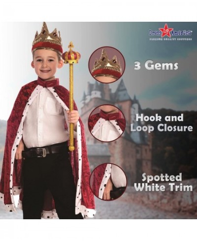 King Crown and Robe - King Costume for Kids - One Size Fits Most $39.89 - Kids' Costumes