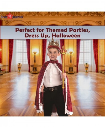 King Crown and Robe - King Costume for Kids - One Size Fits Most $39.89 - Kids' Costumes