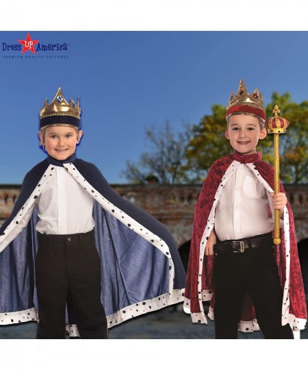 King Crown and Robe - King Costume for Kids - One Size Fits Most $39.89 - Kids' Costumes