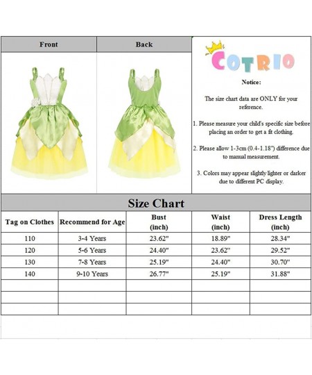 Frog Princess Dress Girls Fairy Tale Fancy Dresses with Wreath Birthday Party Halloween Costume Outfits 3-10 Years $45.30 - K...