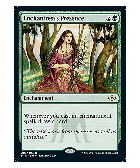 Magic: the Gathering - Enchantress's Presence (283) - Modern Horizons 2 $12.04 - Trading Cards & Accessories