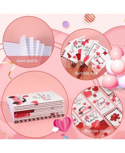 72 PCS Valentine's Day Stationery Set Kids Party Favor Gifts Include Mini Notebooks Stampers Pencils Sharpener Erasers Sticke...