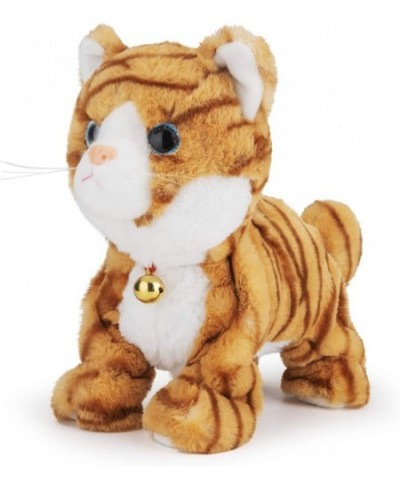 Interactive Electronic Plush Toy - Upgrade with LED Light Eyes Animated Sound Control Electronic Pet Robot Cat Kitten Toys Gi...