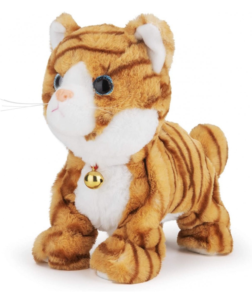 Interactive Electronic Plush Toy - Upgrade with LED Light Eyes Animated Sound Control Electronic Pet Robot Cat Kitten Toys Gi...