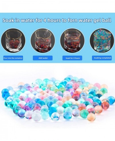 Gel Ball Blaster Ammo Splatter Ball Gun Ammo 7-8mm Water Bead for Splatrball Gun and Splat Guns Eco Friendly Gel Balls Bullet...