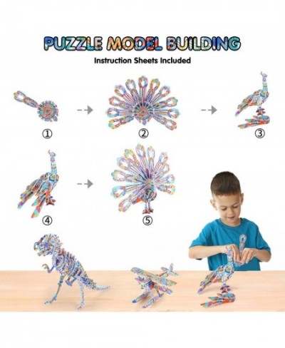 3D Coloring Puzzle Set Arts and Crafts for Girls and Boys Age 6 7 8 9 10 11 12 Year Old Fun Educational Painting Crafts Kit w...