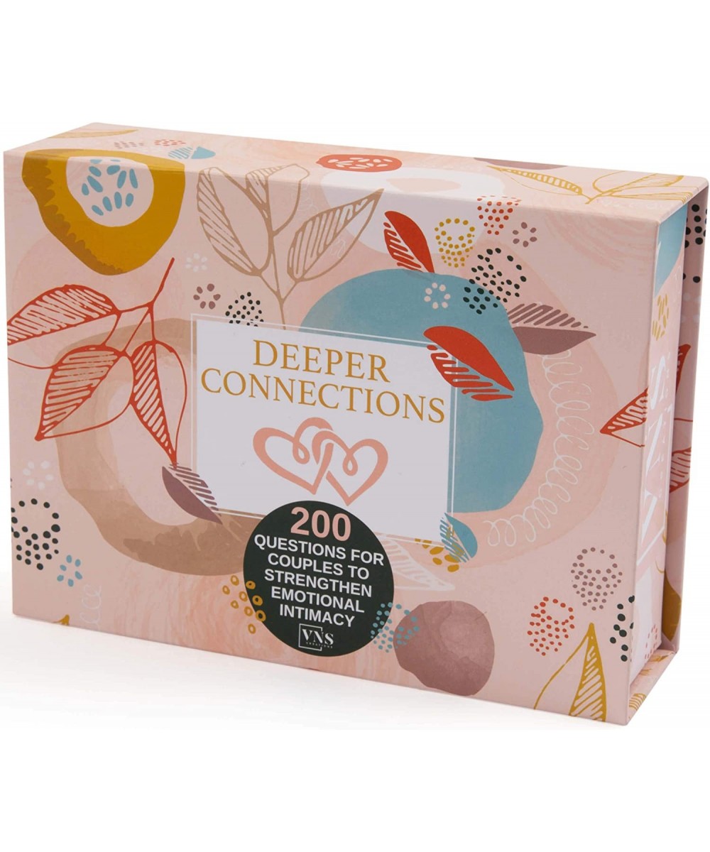 Deeper Connections: Card Game for Couples | 200 Meaningful Conversation Starters to Connect & Reconnect | Fun Conversation Ca...