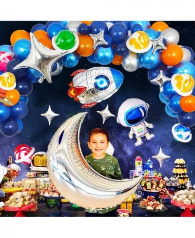 Outer Space Balloons Garland kit Space Birthday Decorations Party Supplies for Boy Galaxy Space Theme Party Decorations Arch ...