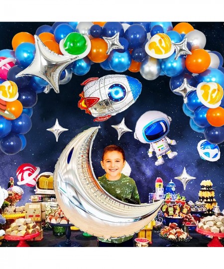 Outer Space Balloons Garland kit Space Birthday Decorations Party Supplies for Boy Galaxy Space Theme Party Decorations Arch ...