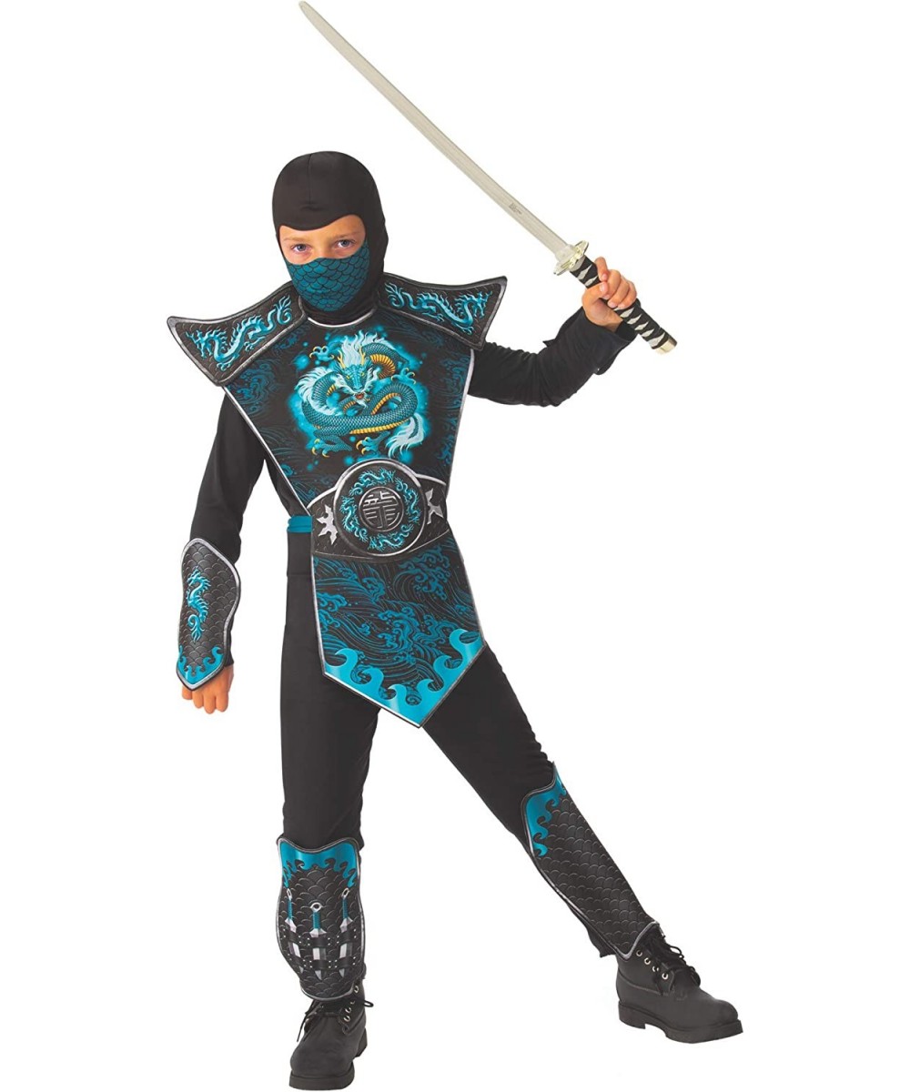 Boy's Blue Dragon Ninja Costume Small $44.58 - Kids' Costumes