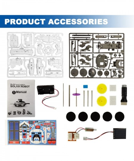 Science Kits for Kids Age 8-12 Solar Robot Kit Learning Building STEM Toys Experiments for Kids 6-8 Educational Toy for 8 9 1...