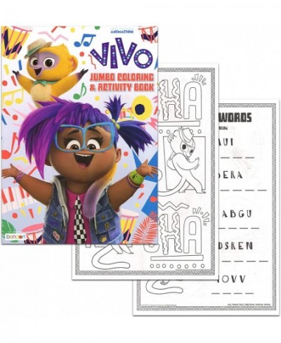 Sony Vivo Coloring Book Activity Bundle for Kids ~ Vivo Movie Birthday Party Favors Supplies Set for Boys and Girls with Mess...