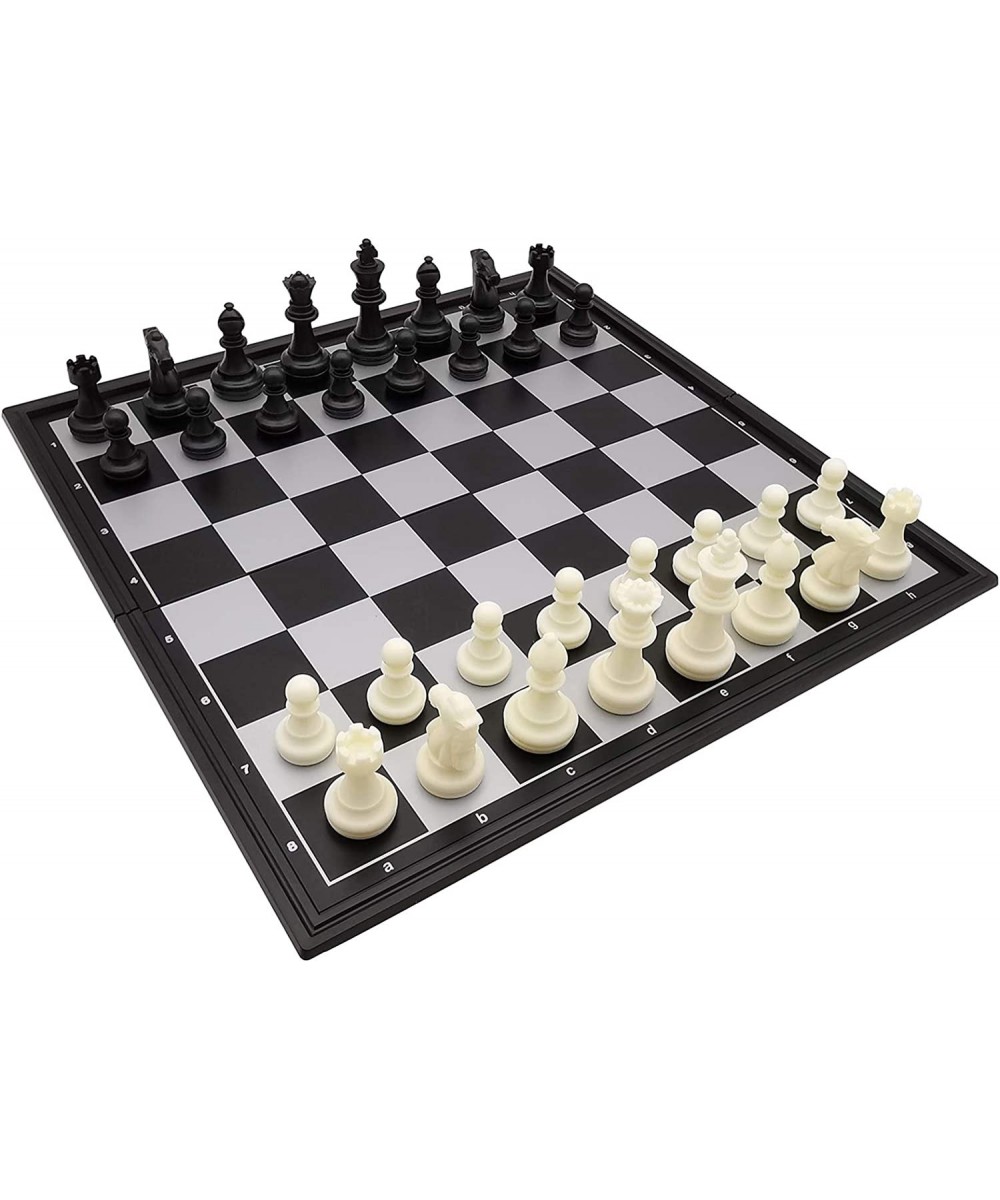 9.8" Magnetic Travel Chess Set for Adults and Kids with Outdoor Portable Folding Chess Board Black & White Color $19.90 - Boa...