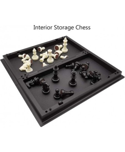 9.8" Magnetic Travel Chess Set for Adults and Kids with Outdoor Portable Folding Chess Board Black & White Color $19.90 - Boa...