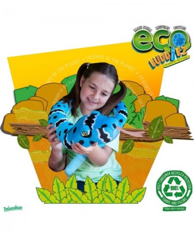 Sssnakes - Coral Snake from Deluxebase. Soft Toy (55") - Soft Plush Made from Recycled Plastic Bottles. Perfect Eco-Friendly ...