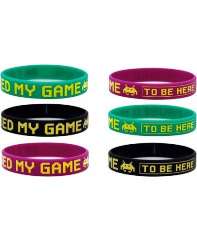 (12-Pack) Funny Video Game Silicone Bracelets I Paused My Game to Be Here Game Wristbands Silicone Bracelets for Gamer Party ...