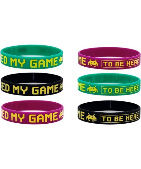 (12-Pack) Funny Video Game Silicone Bracelets I Paused My Game to Be Here Game Wristbands Silicone Bracelets for Gamer Party ...