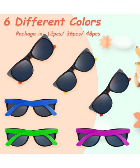 Party Sunglasses Bulk 80's Styles Party Favors for Birthday Beach Wedding Party Pool Party Supplies 6 Colors $22.64 - Kids' P...