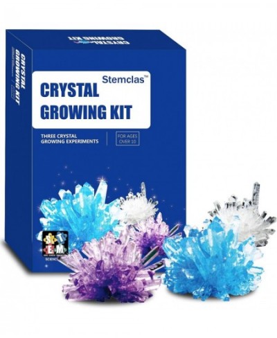 Crystal Growing Kit Grow Amazing Crystals in A Few Days Science DIY Kits for Kids Great Gifts for Boys and Girls (Three Color...