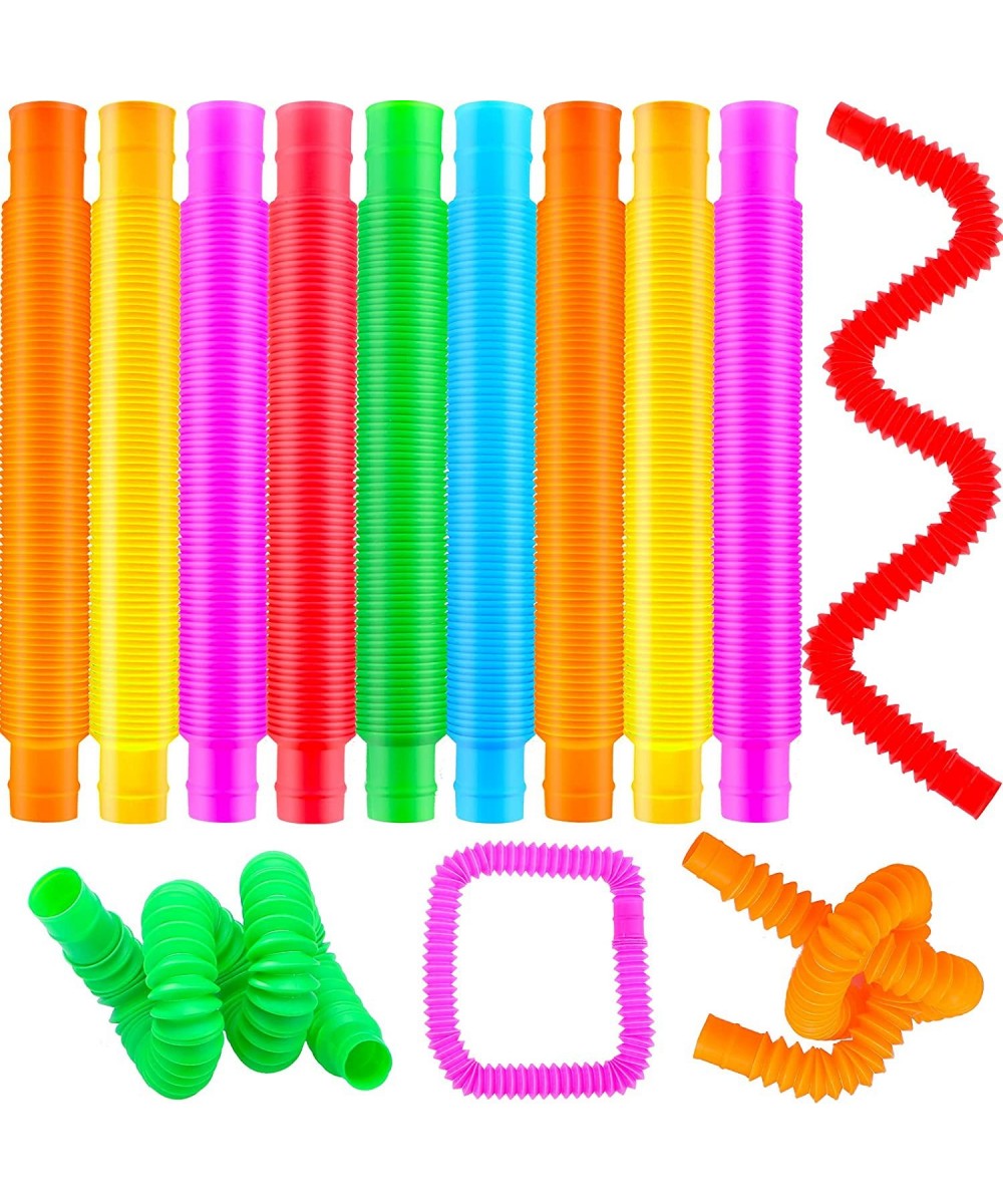 20 Pieces Mini Sensory Tubes Toys Finger Toy Stretch Pull Tube Kit Stress Relief Toys for Kids Toddler Fun Tubes Bulk for DIY...