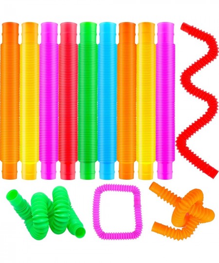 20 Pieces Mini Sensory Tubes Toys Finger Toy Stretch Pull Tube Kit Stress Relief Toys for Kids Toddler Fun Tubes Bulk for DIY...