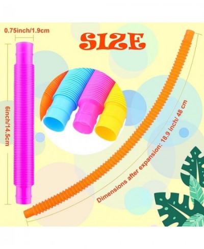 20 Pieces Mini Sensory Tubes Toys Finger Toy Stretch Pull Tube Kit Stress Relief Toys for Kids Toddler Fun Tubes Bulk for DIY...