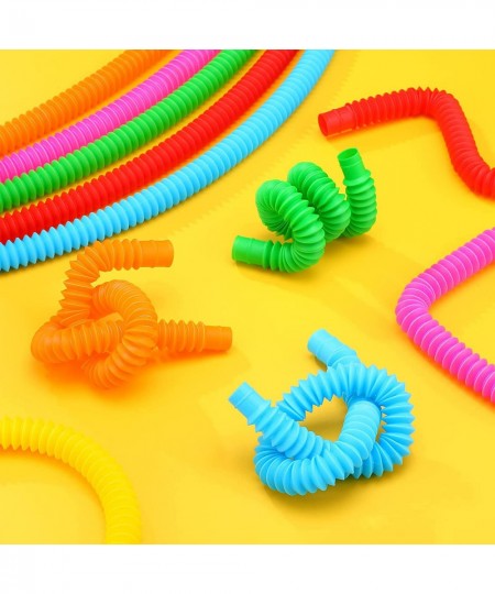 20 Pieces Mini Sensory Tubes Toys Finger Toy Stretch Pull Tube Kit Stress Relief Toys for Kids Toddler Fun Tubes Bulk for DIY...