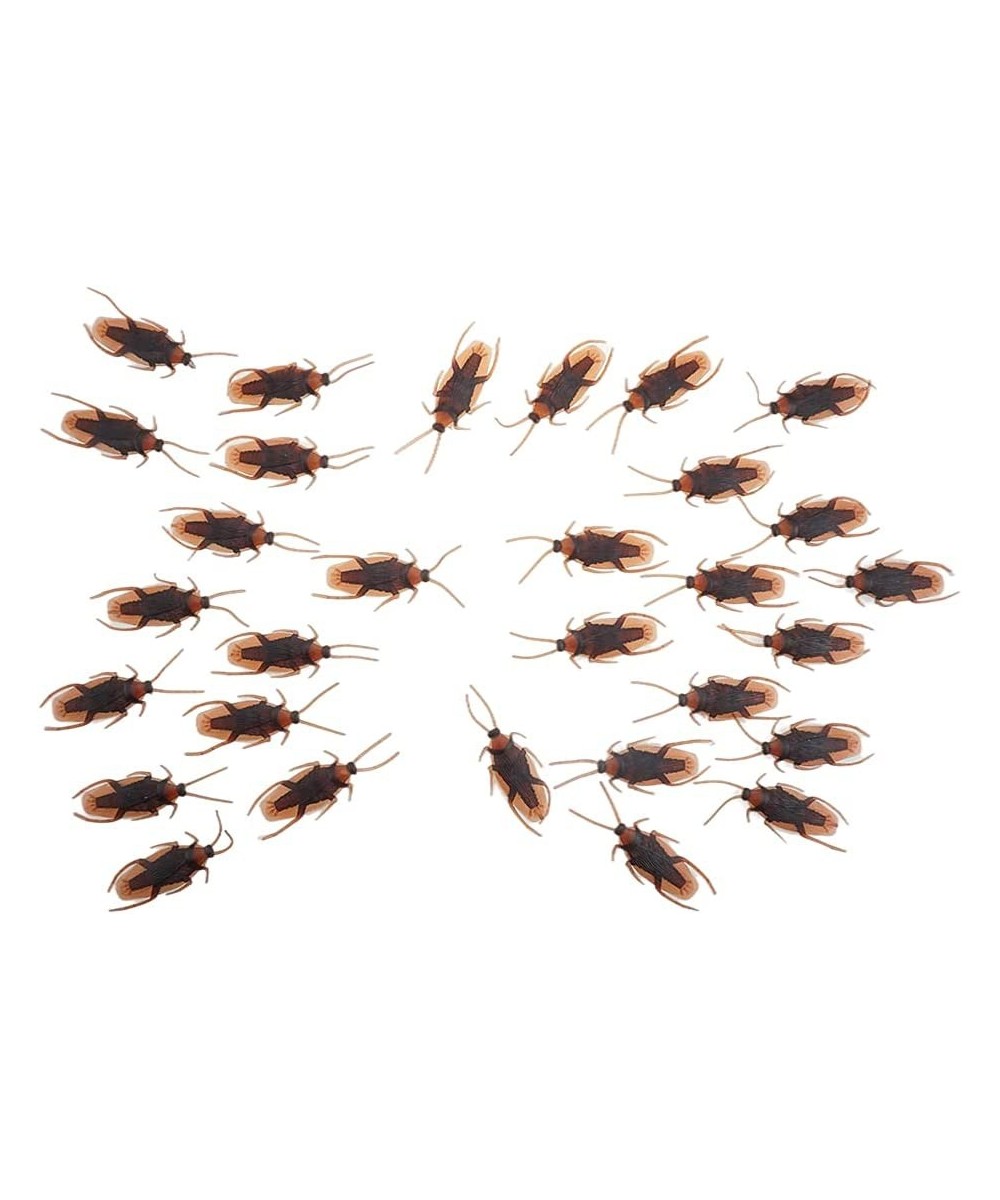 30 PCS Fake Plastic Cockroach Novelty Roaches Bugs Realistic Insects Party Prank $15.45 - Gags & Practical Joke Toys