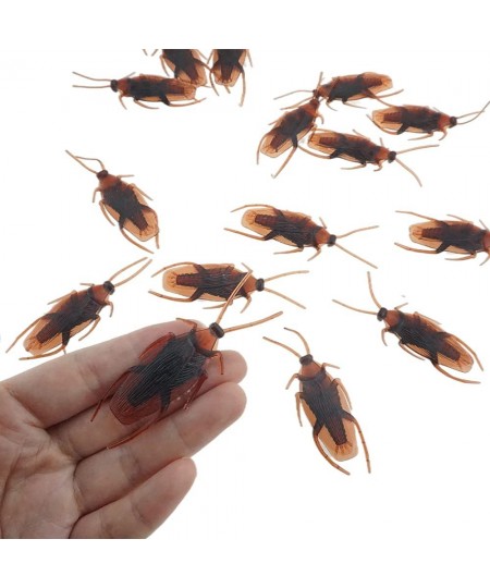 30 PCS Fake Plastic Cockroach Novelty Roaches Bugs Realistic Insects Party Prank $15.45 - Gags & Practical Joke Toys