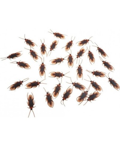 30 PCS Fake Plastic Cockroach Novelty Roaches Bugs Realistic Insects Party Prank $15.45 - Gags & Practical Joke Toys