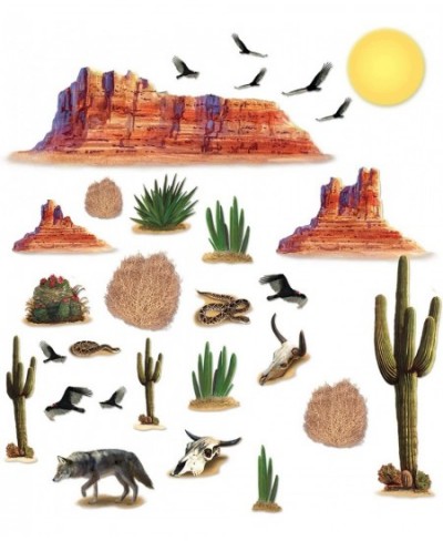 Wild West Desert Props Wall Decorations 5 – 52 Inch 29 Pieces (Pack of 1) $21.20 - Kids' Party Decorations