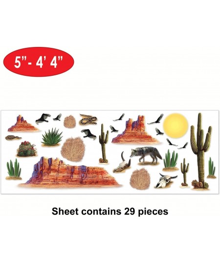 Wild West Desert Props Wall Decorations 5 – 52 Inch 29 Pieces (Pack of 1) $21.20 - Kids' Party Decorations