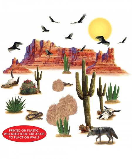 Wild West Desert Props Wall Decorations 5 – 52 Inch 29 Pieces (Pack of 1) $21.20 - Kids' Party Decorations