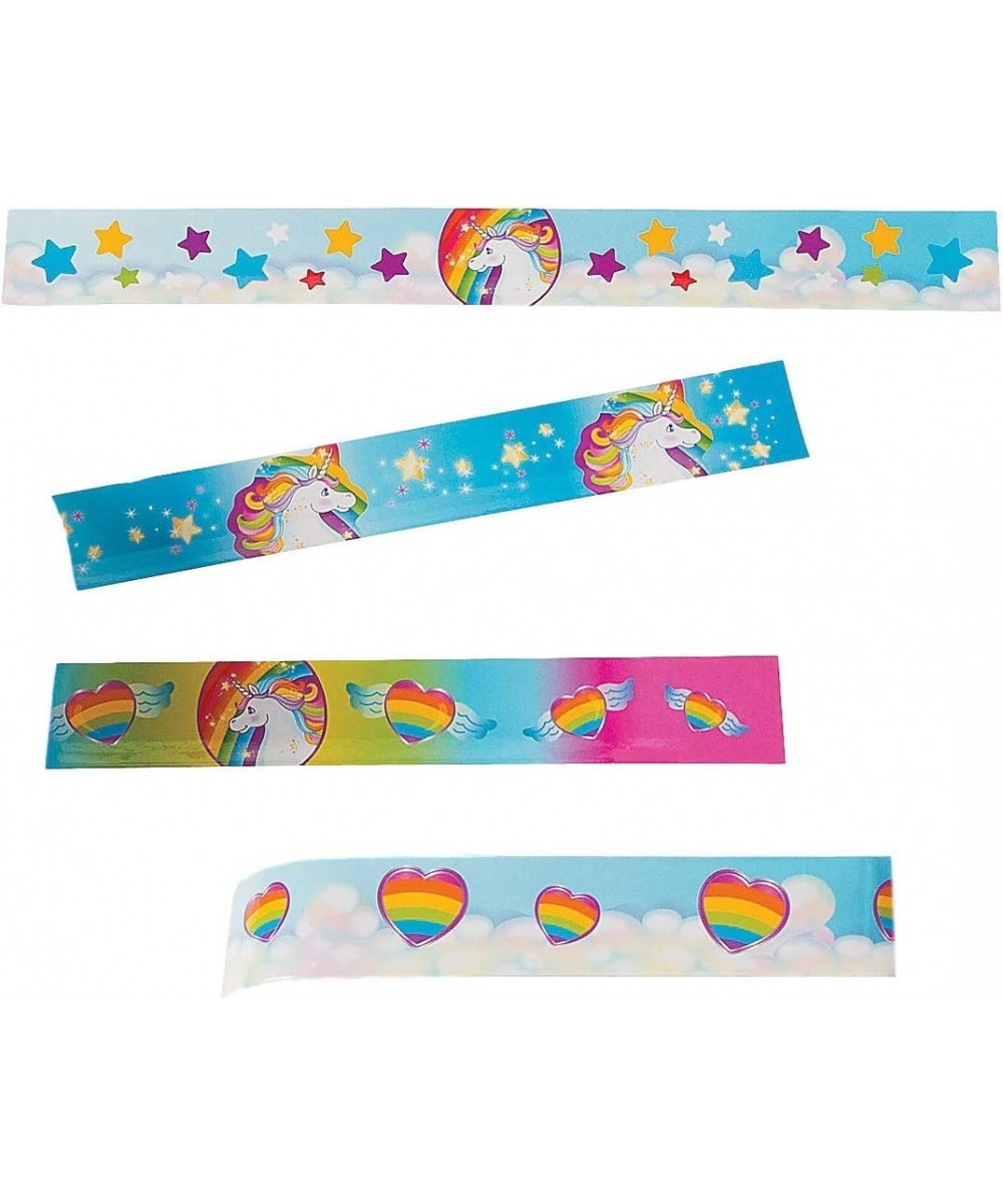 Unicorn Slap Bracelets for Birthday - Jewelry - Bracelets - Slap Bracelets - Birthday - 12 Pieces $15.77 - Kids' Dress-Up Acc...