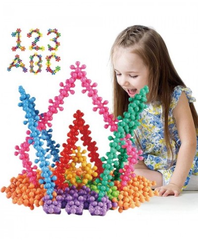 300 Pieces Building Blocks Kids STEM Toys Kindergarten Classroom Educational Building Hexagon Discs Interlocking Sets Safe En...