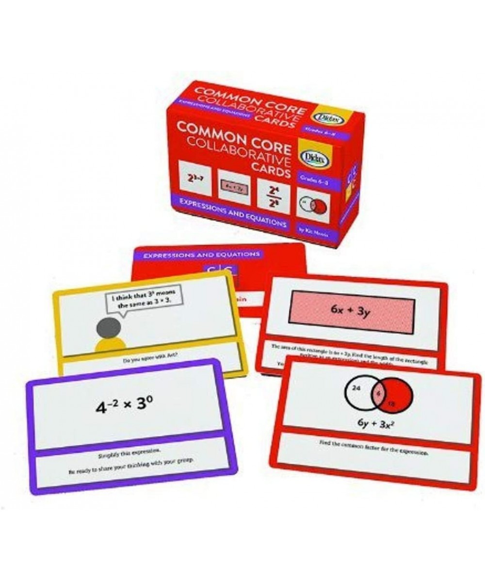 Educational Resources Common Core Collaborative Cards-Expressions and Equations $39.71 - Early Development & Activity Toys