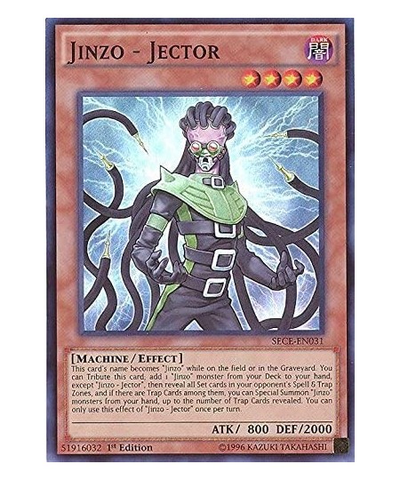 Jinzo - Jector (SECE-EN031) - Secrets of Eternity: Super Edition - Unlimited Edition - Super Rare $10.98 - Card Games