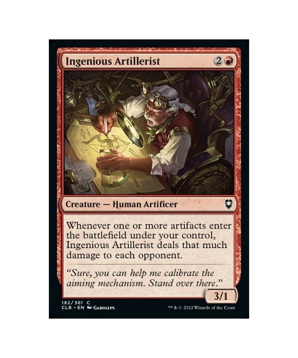 Magic: the Gathering - Ingenious Artillerist (182) - Battle for Baldur's Gate $10.32 - Trading Cards & Accessories