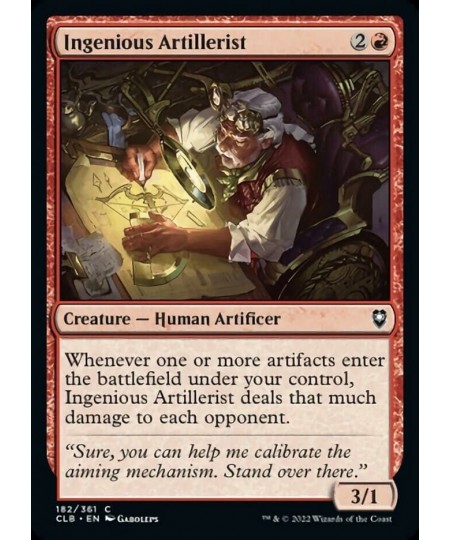 Magic: the Gathering - Ingenious Artillerist (182) - Battle for Baldur's Gate $10.32 - Trading Cards & Accessories