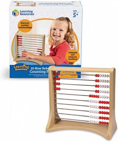 10-Row Rekenrek Counting Frame Abacus for Kids Counting Toy for Kids Math Homeschool Ages 5+ $34.16 - Early Development & Act...