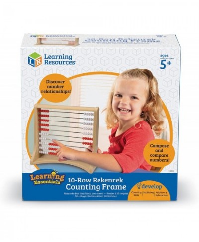 10-Row Rekenrek Counting Frame Abacus for Kids Counting Toy for Kids Math Homeschool Ages 5+ $34.16 - Early Development & Act...