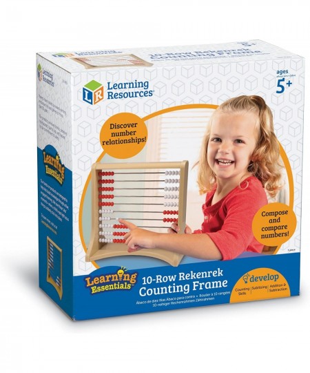 10-Row Rekenrek Counting Frame Abacus for Kids Counting Toy for Kids Math Homeschool Ages 5+ $34.16 - Early Development & Act...