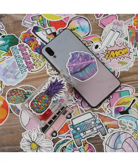 100 Pcs Waterproof Stickers Girls Laptop Luggages Cute Stickers Cartoon Stickers Vinyl Car Skateboard Water Bottle Stickers f...