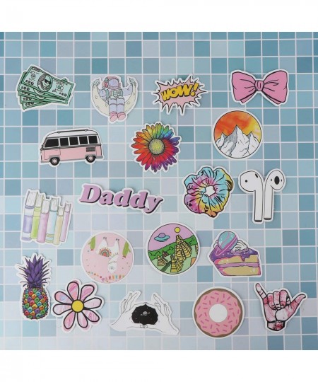 100 Pcs Waterproof Stickers Girls Laptop Luggages Cute Stickers Cartoon Stickers Vinyl Car Skateboard Water Bottle Stickers f...