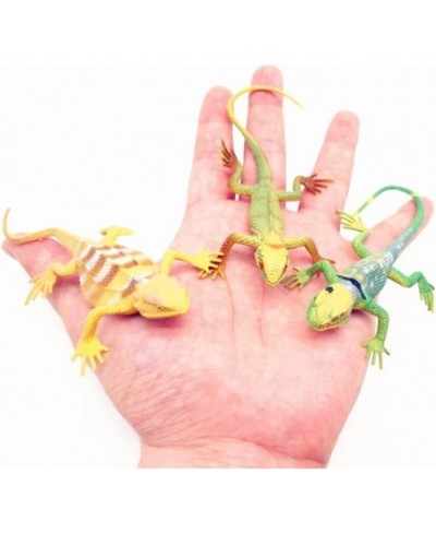 Artificial Model Reptile Lizard Animal Figures Kids Gift 12pcs $17.95 - Play Figure Playsets