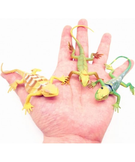 Artificial Model Reptile Lizard Animal Figures Kids Gift 12pcs $17.95 - Play Figure Playsets