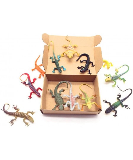 Artificial Model Reptile Lizard Animal Figures Kids Gift 12pcs $17.95 - Play Figure Playsets