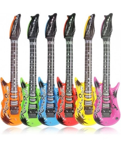 35 Inch Rock Star Inflatable Guitar Assorted Color for Children Party Accessories Inflatable Toys Pack of 6 $16.83 - Kids' Mu...